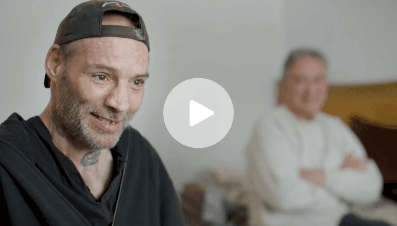 Gotcare client and care worker featured in the impact video